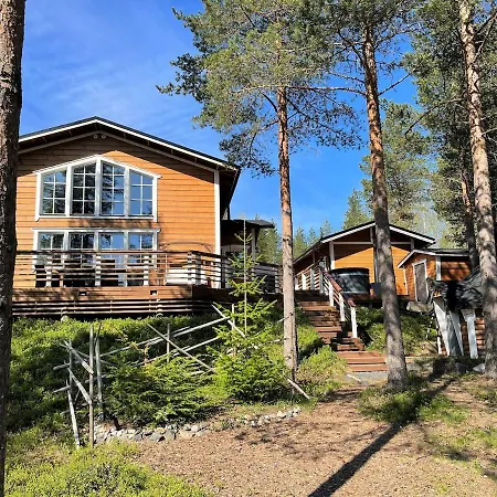 Hébergement de vacances Kuukkelisalmi-fireplace, Sauna, Kota, Hot Tub,